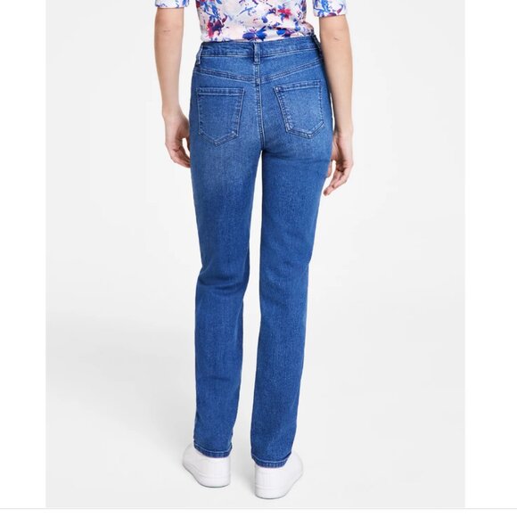 GLORIA VANDERBILT Amanda Classic Rise Blue Jeans - Picture 3 of 10